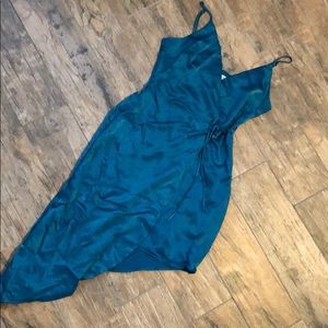Marine blue Bcbg mini wrap dress